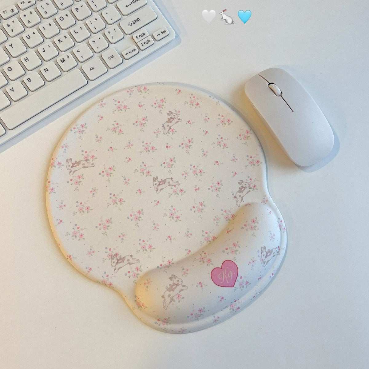 Stilvolle Florale Ergonomische Mauspad