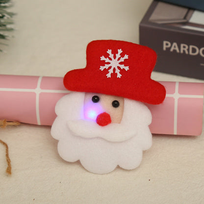 Weihnachts-Haarschmuck mit LED Lichtern Brehn