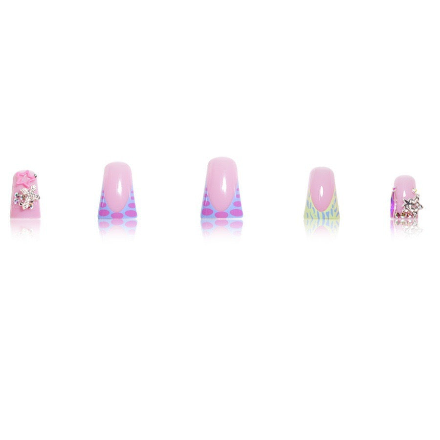 Dekoratives Stiletto Press-On Nail Art Set Brehn