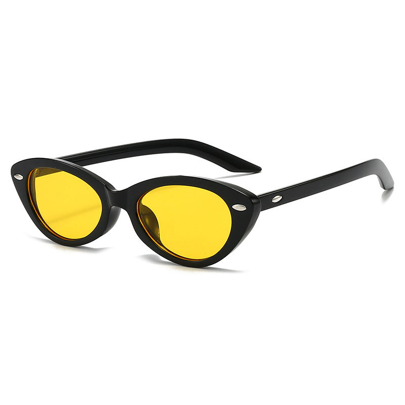 Vintage-inspirierte Katzenaugen-Sonnenbrille Brehn
