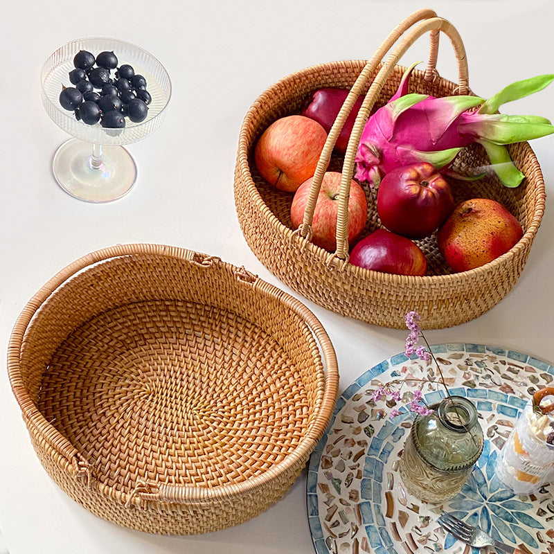 Damen Handgefertigter Rattan-Korb Brehn