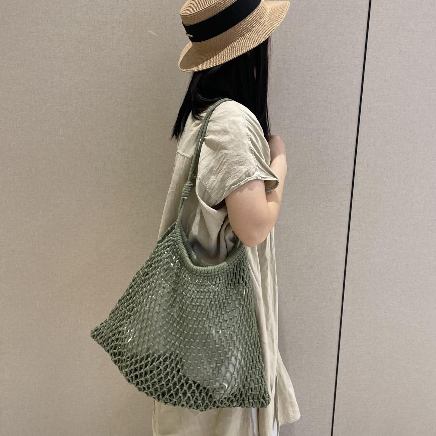 Netztragetasche Im Boho-Stil Brehn