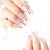 Romantisches Herz-Themen Druck-Nagelset Brehn