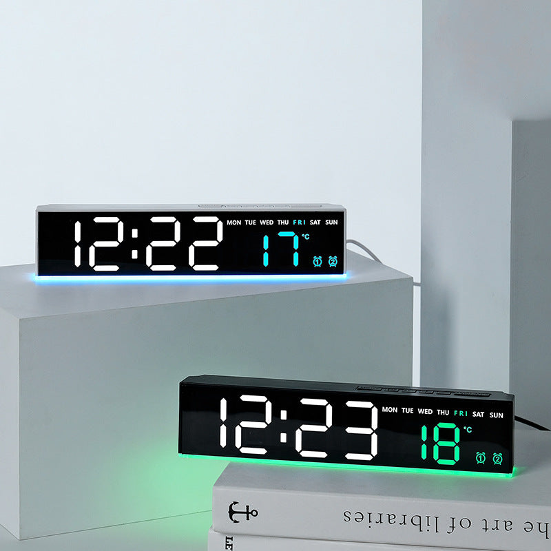 Digitaler LED-Wetterwecker mit großem Anzeige Brehn