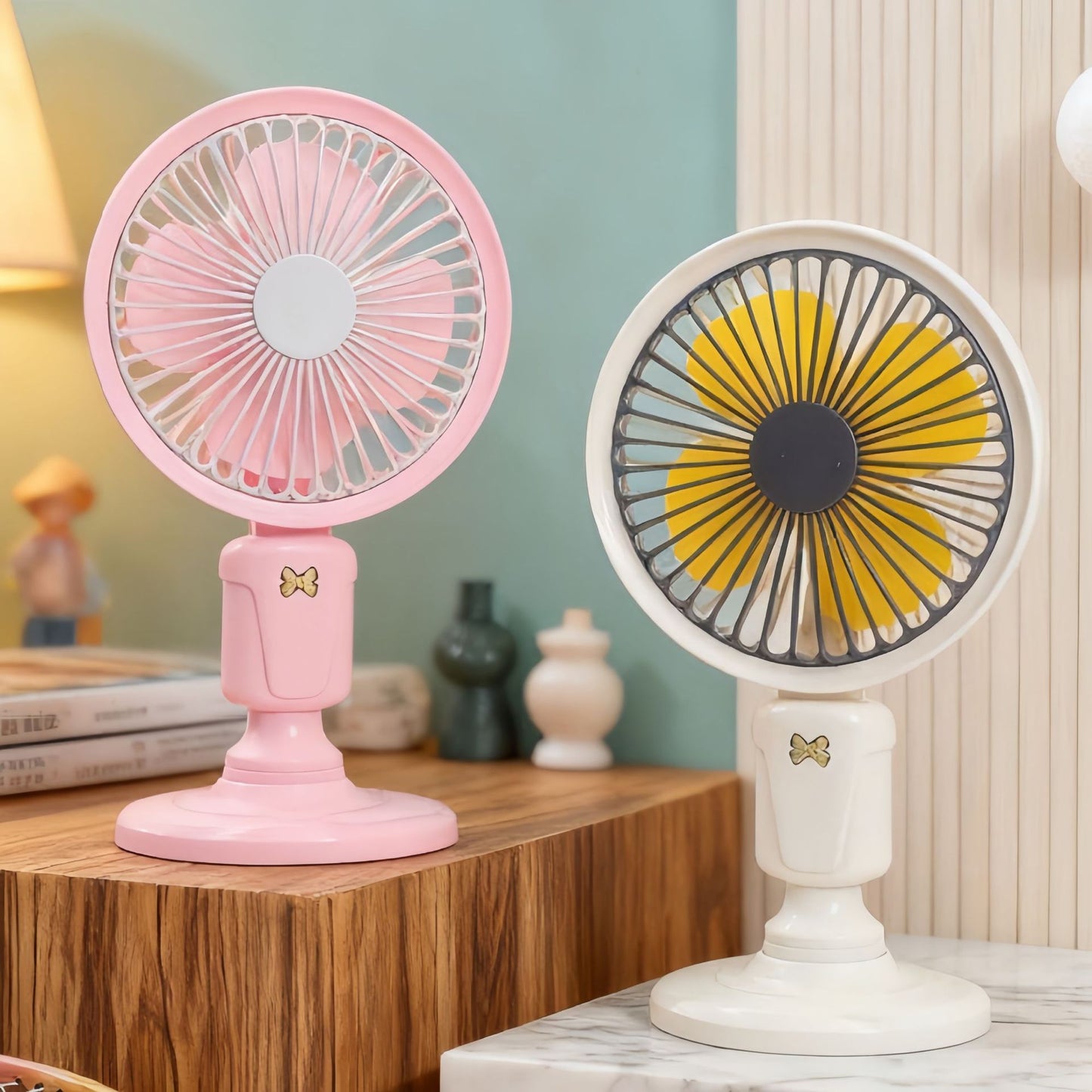 Damen Tragbarer Tischventilator im verspielten Design Brehn