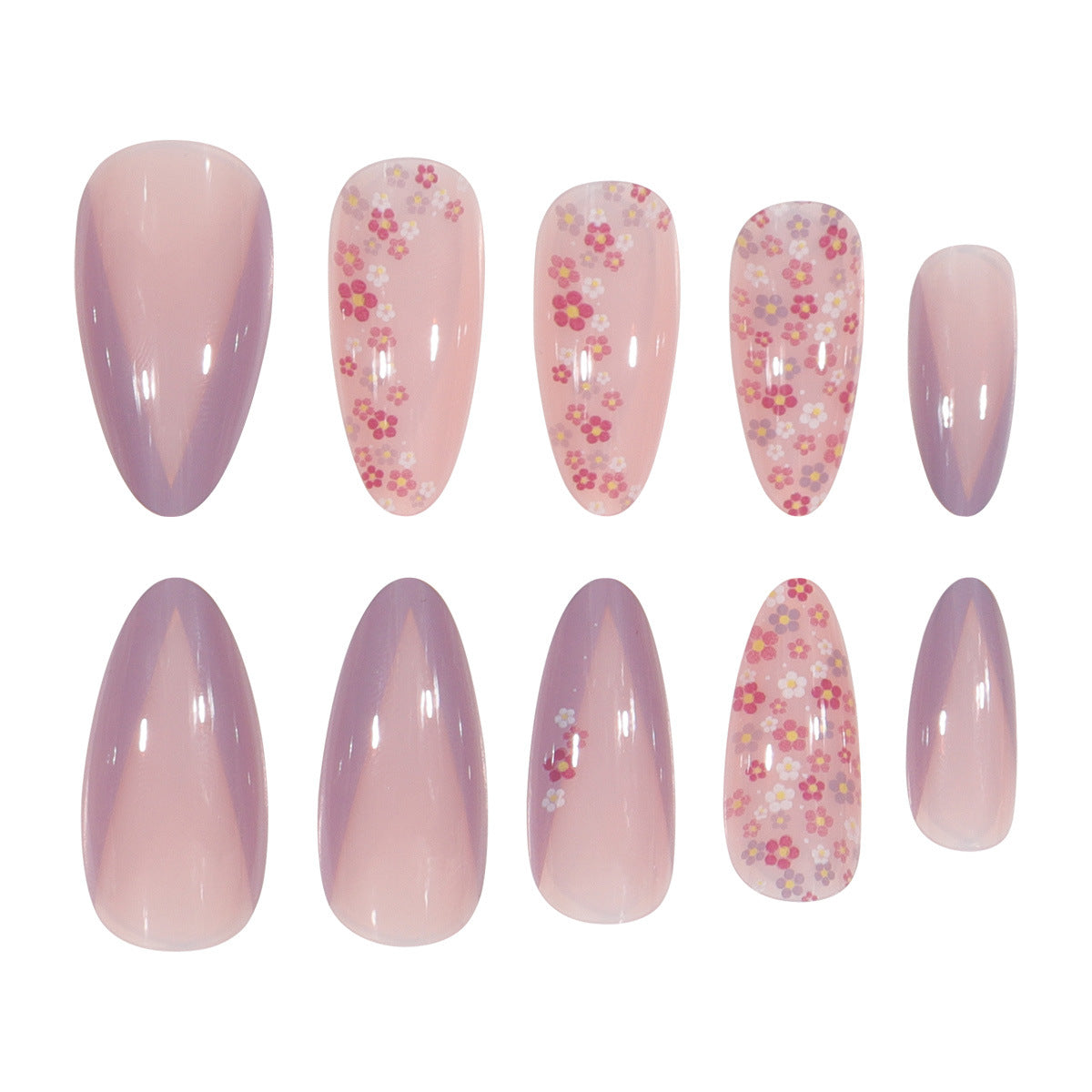 Blumendesign Stiletto Press-On Nägel Brehn 1789086021