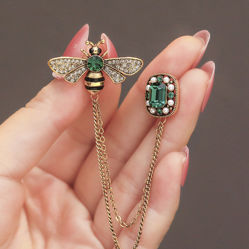 Elegante Bienen-inspirierte Brosche Brehn