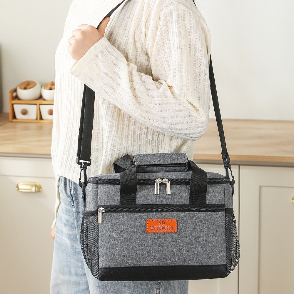 Damen Isolierte Kühltasche mit elegantem Blumenmuster Brehn