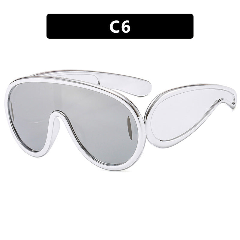 Damen modische Sonnenbrille mit abnehmbaren Gläsern Brehn
