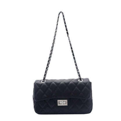 Gequiltete Kettenriemen Abendclutch Tasche