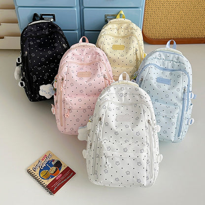 Trendige Floral Print Rucksack Brehn