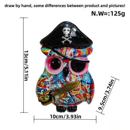 Kunstvolle Eulenfigur im maritimen Design Brehn