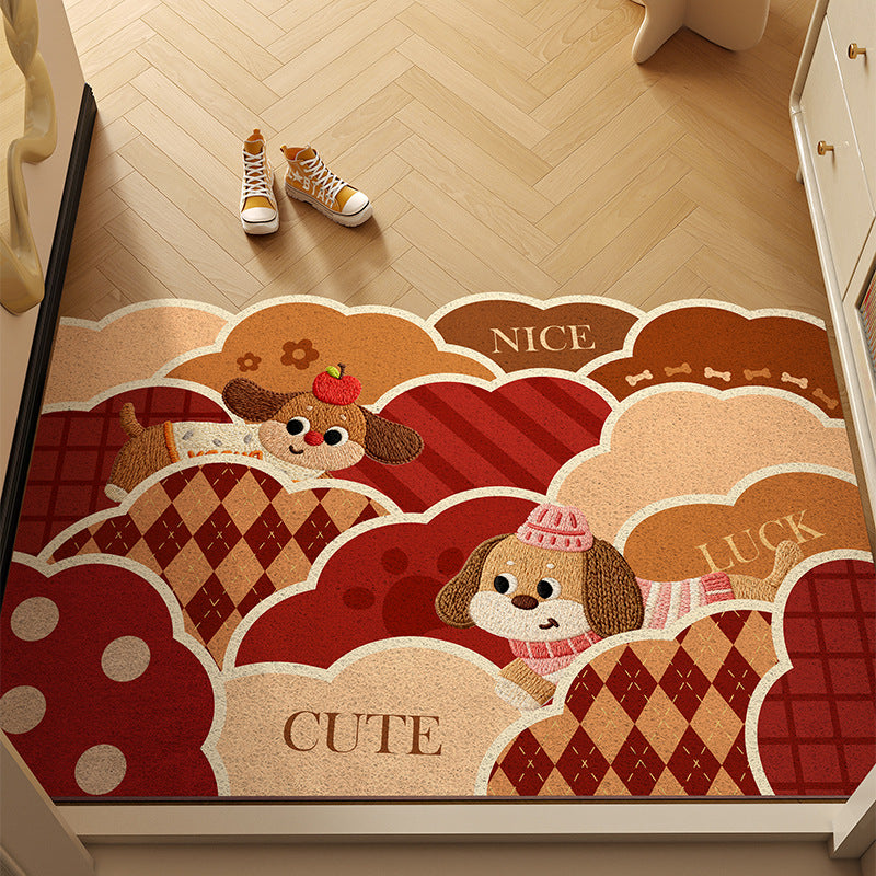 Verspielt dog-themed Bereichsmatte