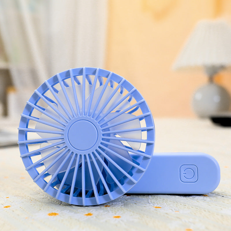 Frauen Tragbarer Handventilator mit integriertem Griff und USB-Anschluss Brehn