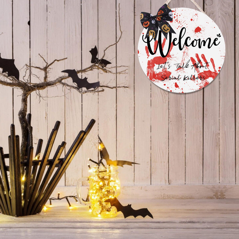Halloween-Themen Dekor Willkommensschild