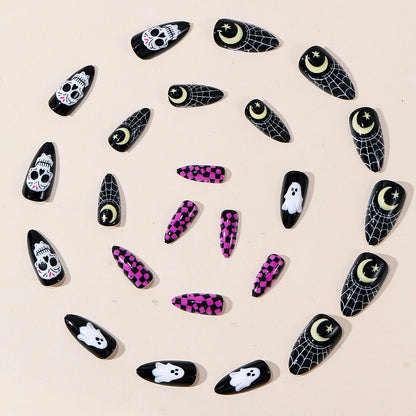 Halloween-Themen-Acryl-Nagelkunst-Set Brehn