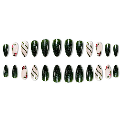 Festliche Feiertags-Nagelkunst-Verzierungen Brehn