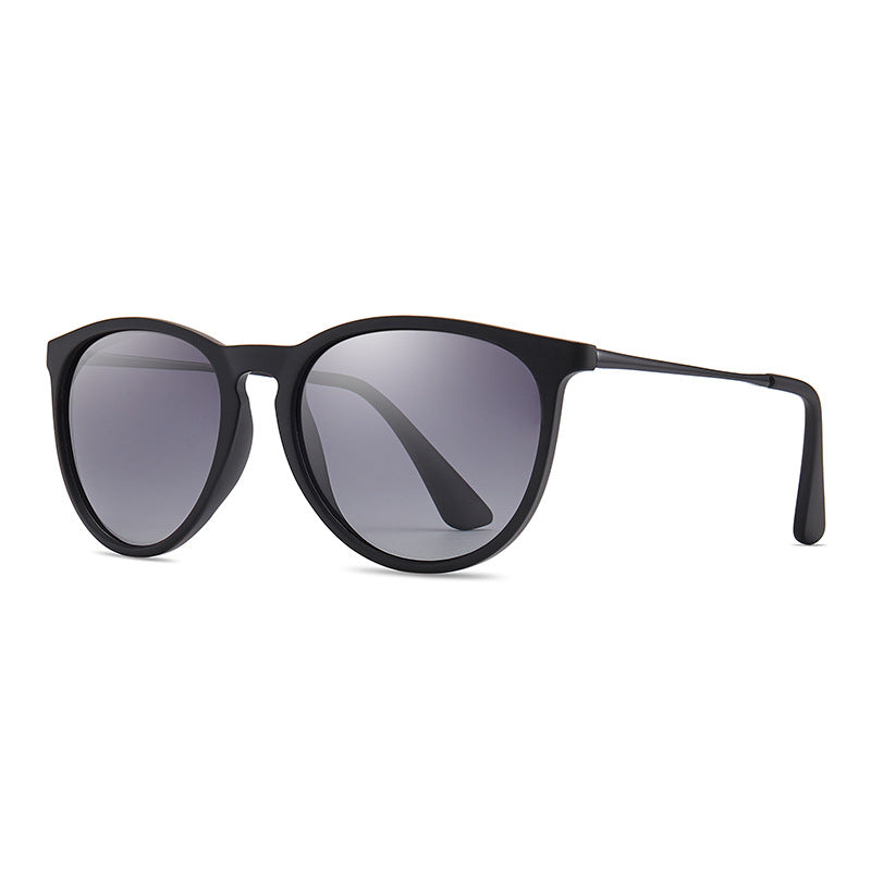 Damen modische und elegante Sonnenbrille mit hochwertigem Kunststoffrahmen und verspiegelten Gläsern Brehn