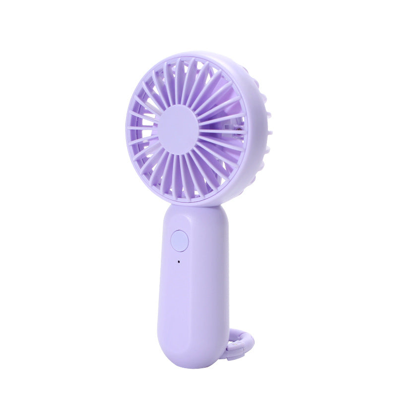 Unisex nan tragbarer Mini-Handventilator mit USB-Aufladung und Trageschlaufe Brehn