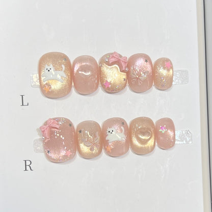 Dekoratives Press-On Nagelkunst Set Brehn