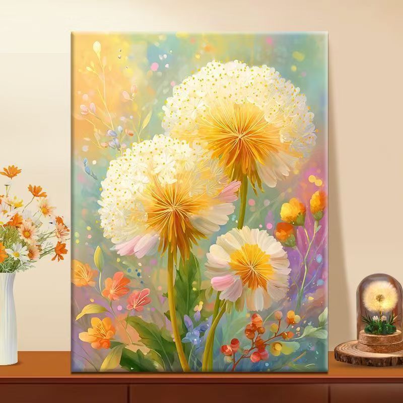 Floral Fantasy Illustration Leinwandkunst Brehn
