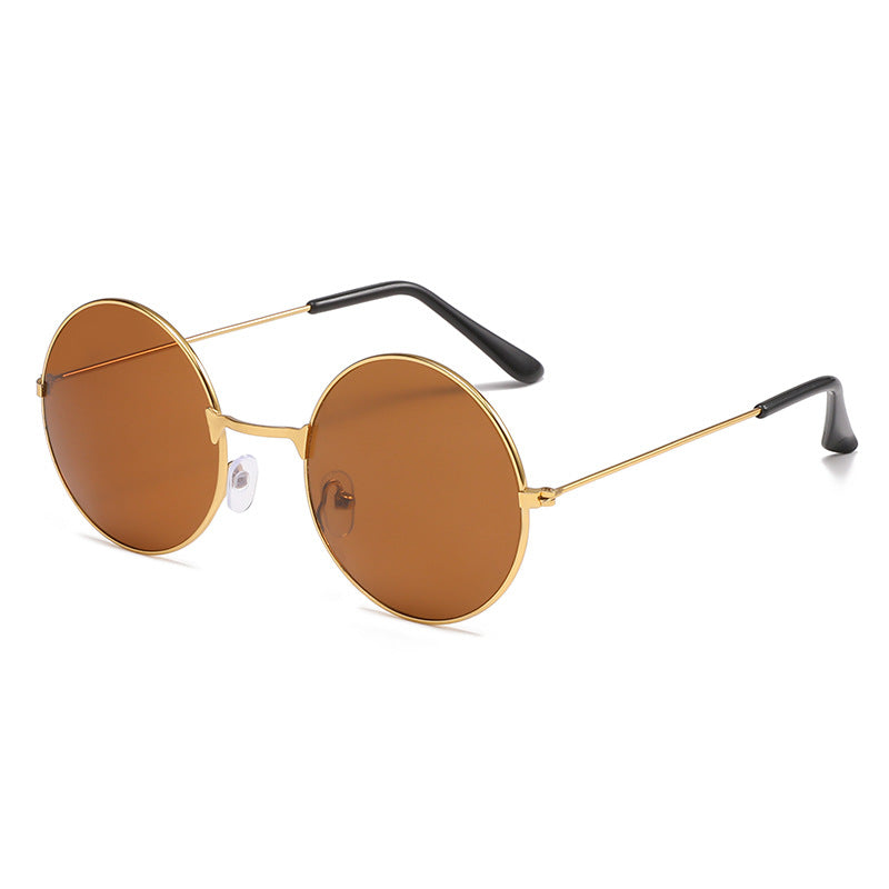Retro Runde Glas Sonnenbrille Brehn