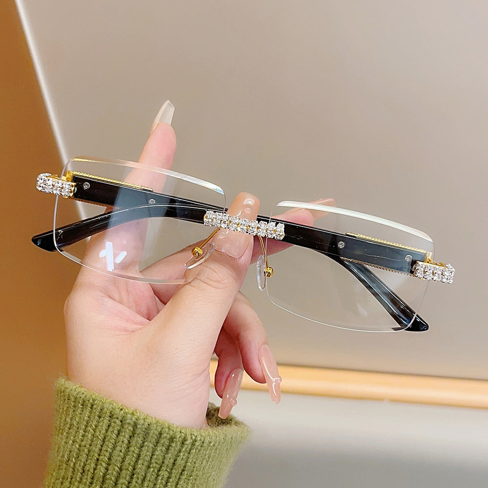 Dekorativer quadratischer Rahmen Modetrends Sonnenbrille Brehn