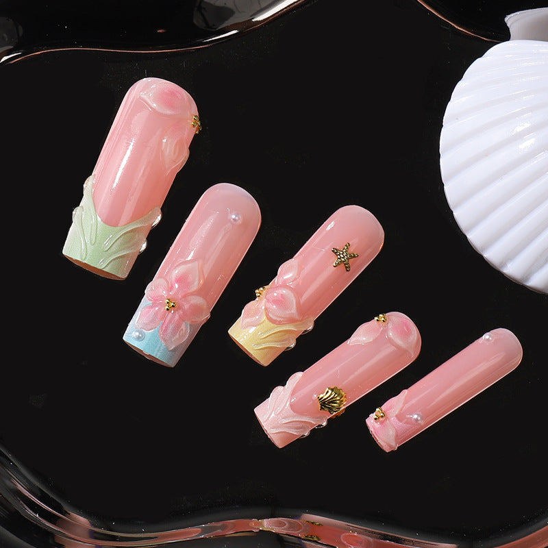 Floral Artisan Press-On Nail Set Brehn