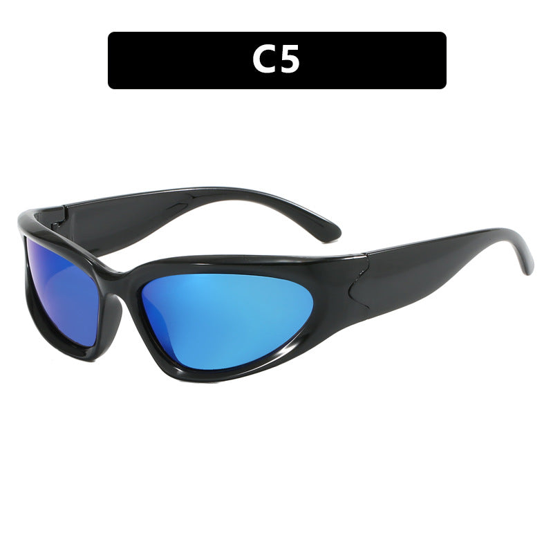 Damen sportliche Sonnenbrille mit ergonomischem Design und schützendem UV-Filter Brehn