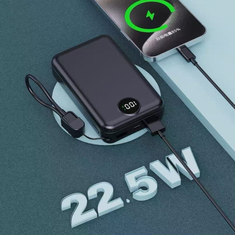 Tragbare Powerbank mit Integrierter Digitaler Anzeige und Intelligenter Ladefunktion Brehn