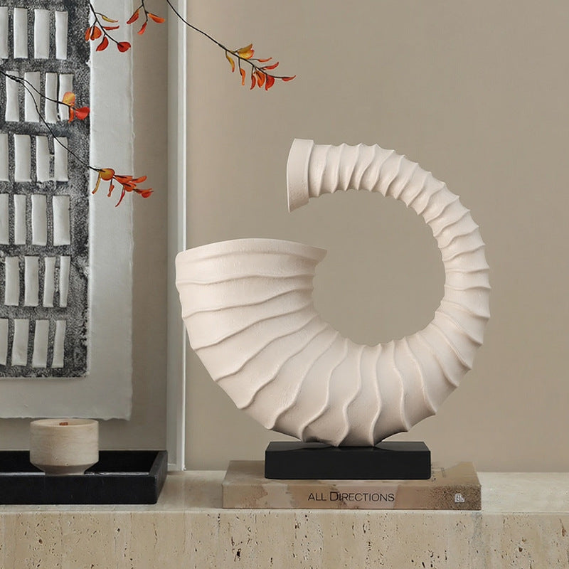 Künstlerische dekorative Spiral Skulptur