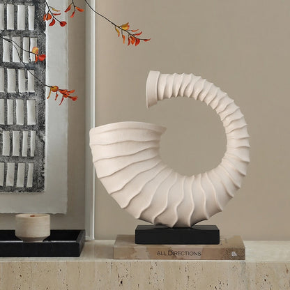 Künstlerische dekorative Spiral Skulptur
