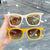 Damen Cat-Eye Sonnenbrille mit gradienten Gläsern und transparentem Rahmendesign Brehn