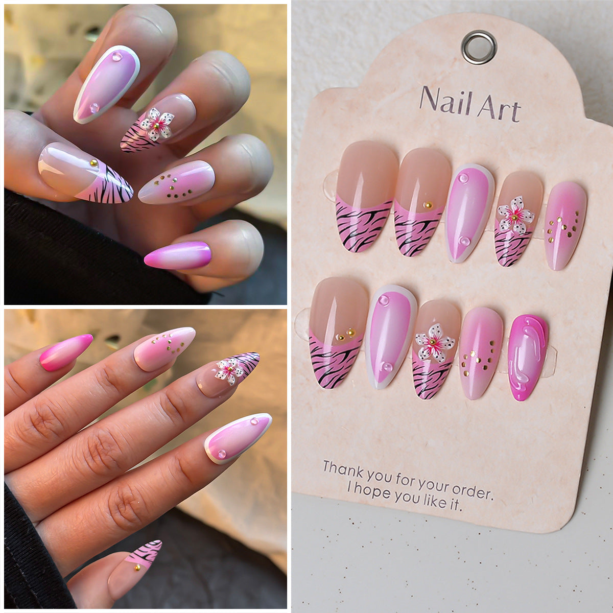 Künstlerische Druck-Nagelkunstkollektion Brehn