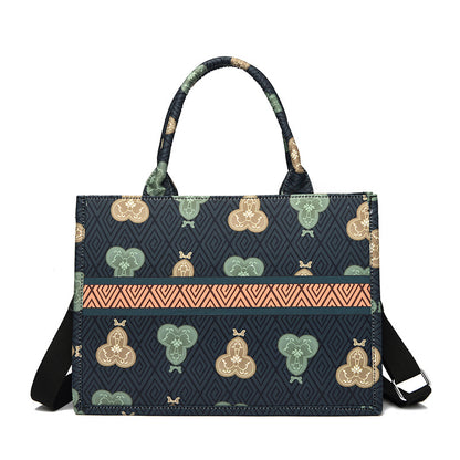 Blumenmuster Schultertasche Brehn