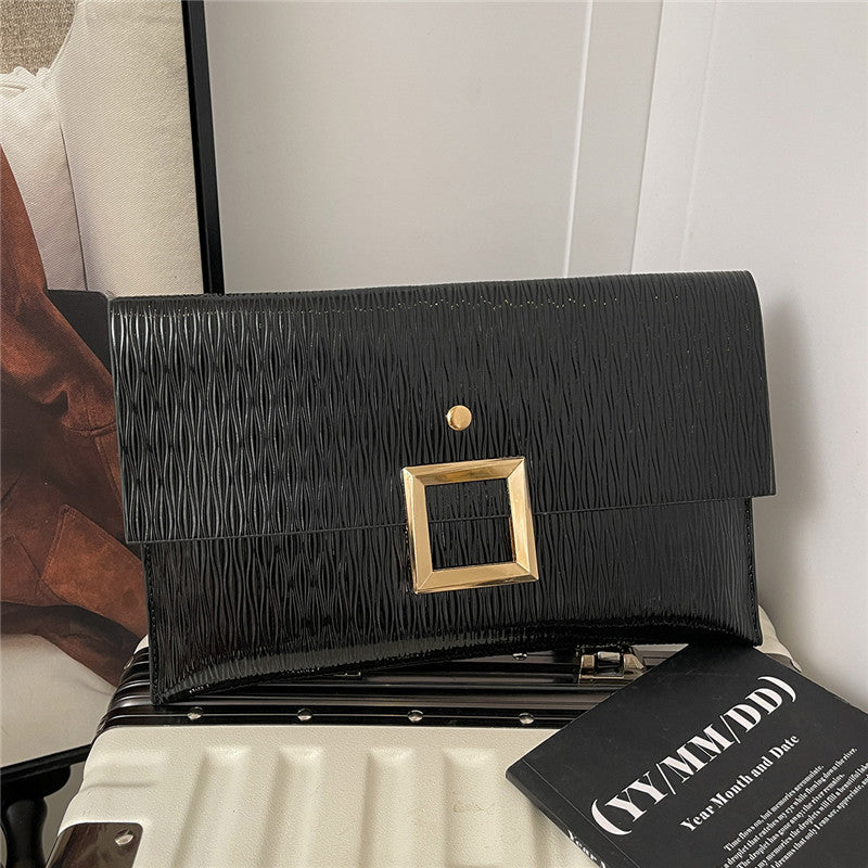 WoElegant Texturierte Abend Clutch Brehn