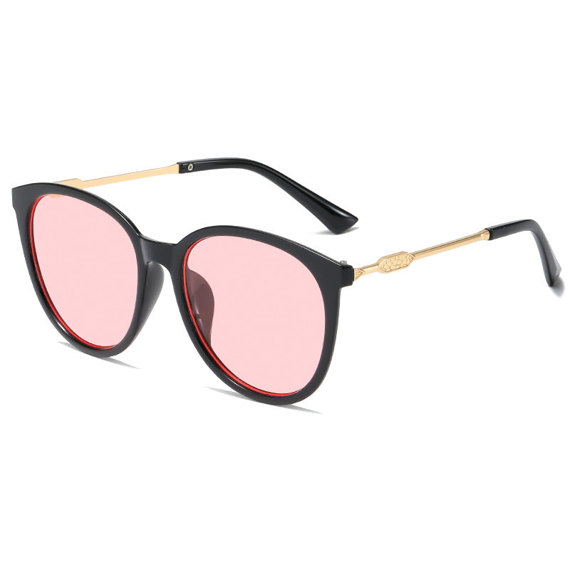 Damen Modische Cat-Eye Sonnenbrille mit verspiegelten Gläsern Brehn