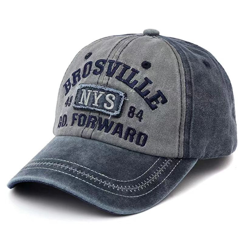 Herren Vintage-inspiriertes, stark beanspruchtes Baseballcap Brehn