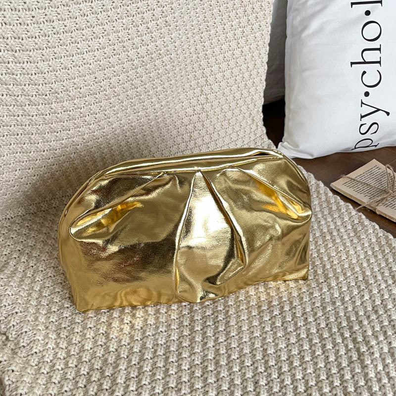 WoStylish Texturierte Handheld Clutch Brehn