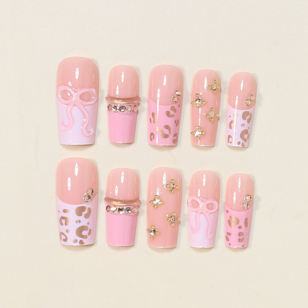 Dekorative Lange Stiletto Nail Art Tipps Brehn