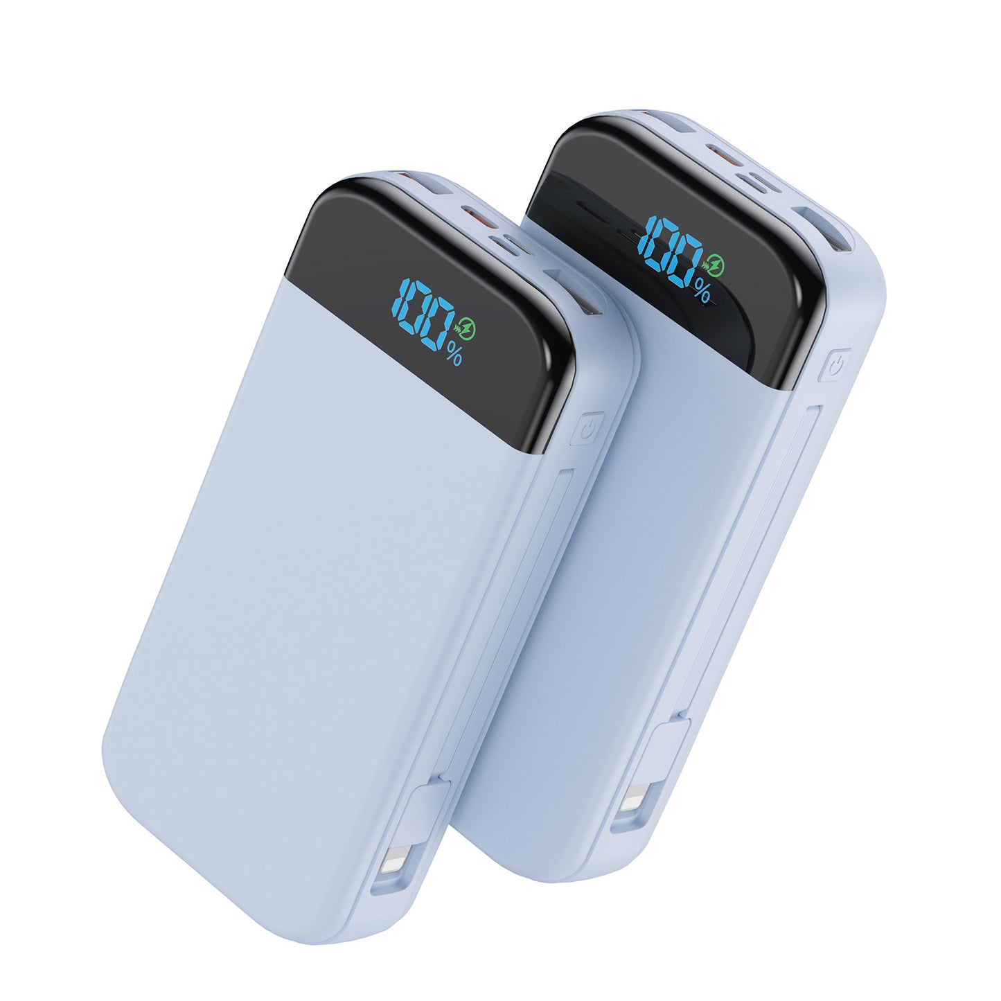 Hochleistungs Powerbank mit LED-Display und Schnelllade Technologie Brehn