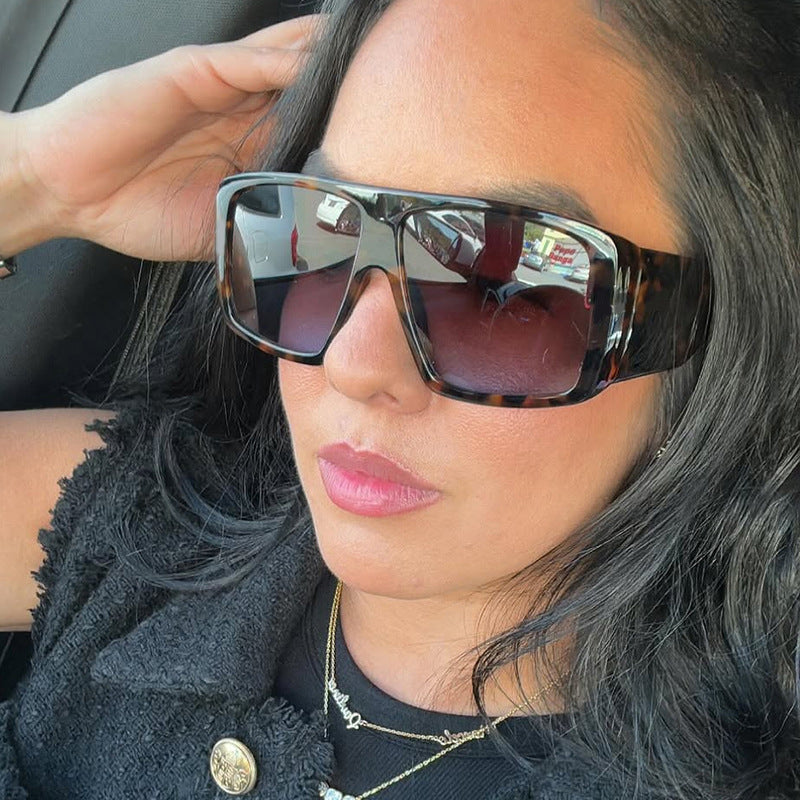 Damen modische rechteckige Brille Brehn