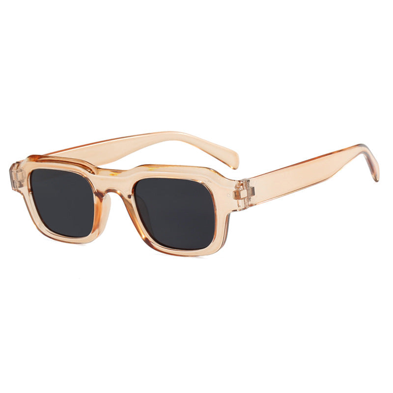 Damen moderne quadratische Sonnenbrille mit schützendem Polycarbonat-Rahmen Brehn