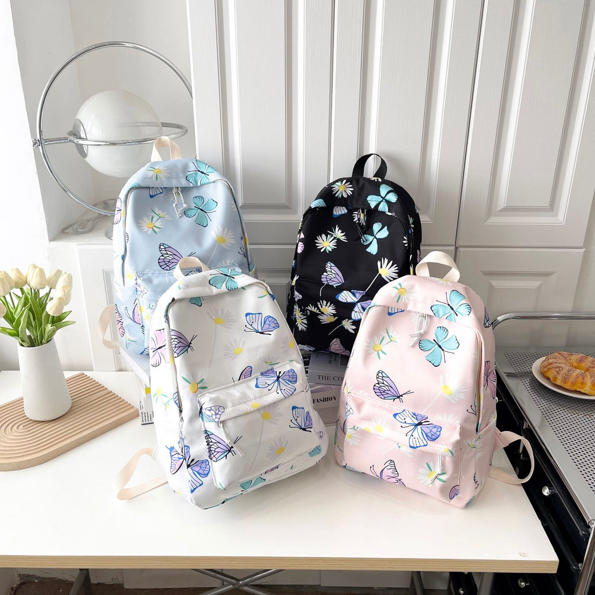Blumenmuster Alltagsrucksack Brehn