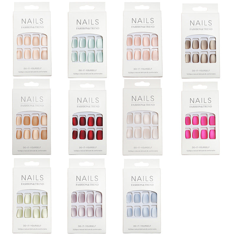 DIY natürliche Finish Press-On Nagelspitzen Brehn