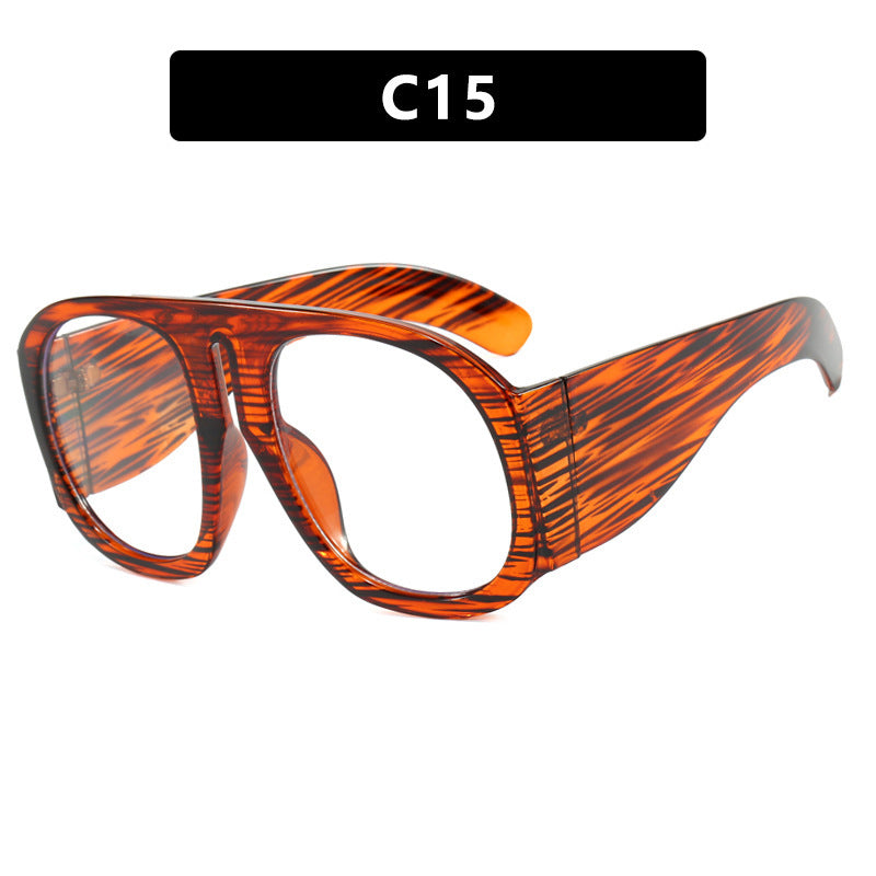 Damen trendige oversized Sonnenbrille mit modischem Farbverlauf Brehn