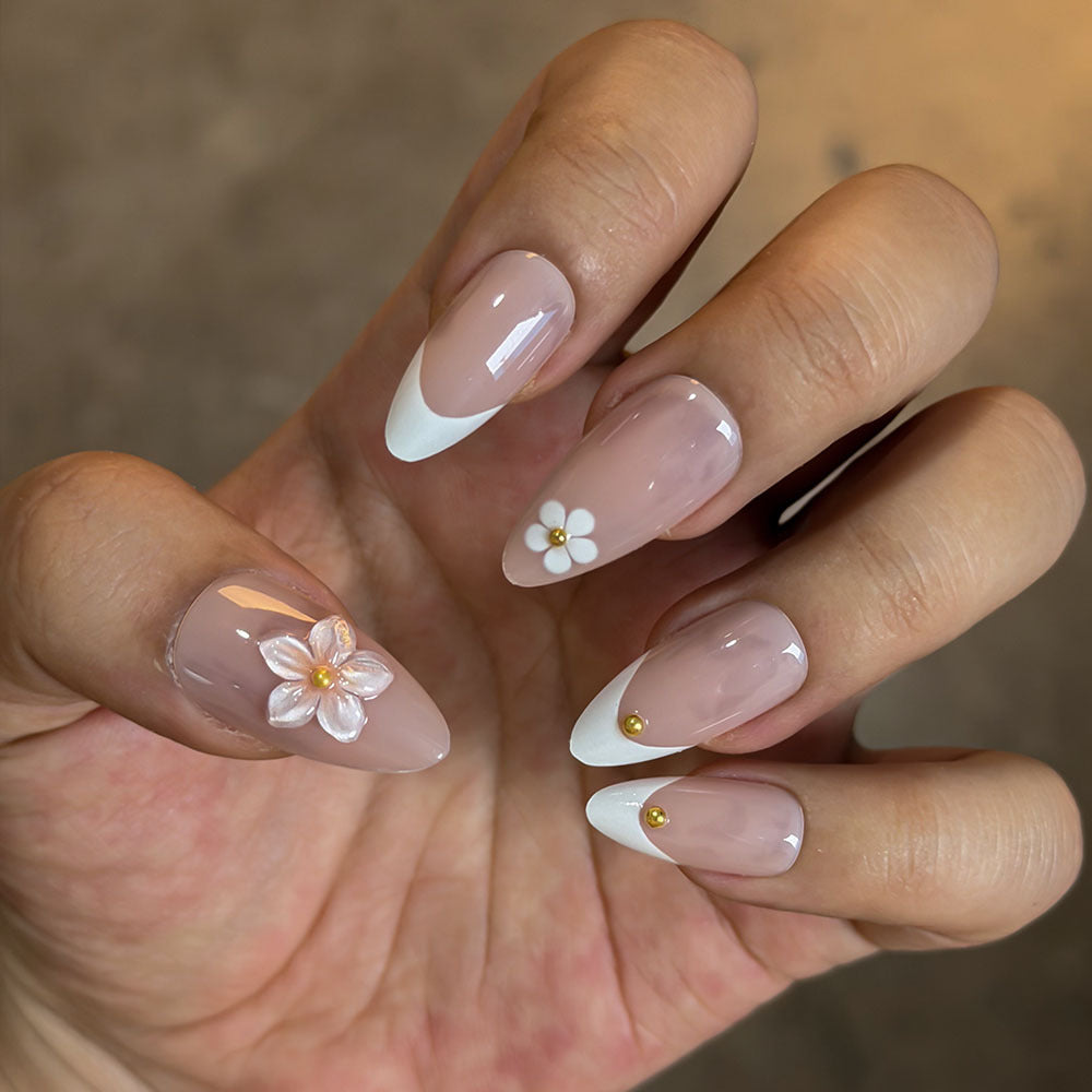 Floral Art Press-On Nageldesign Brehn