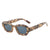 Damen Modische Sonnenbrille im Retro-Stil mit weitem Rahmen Brehn