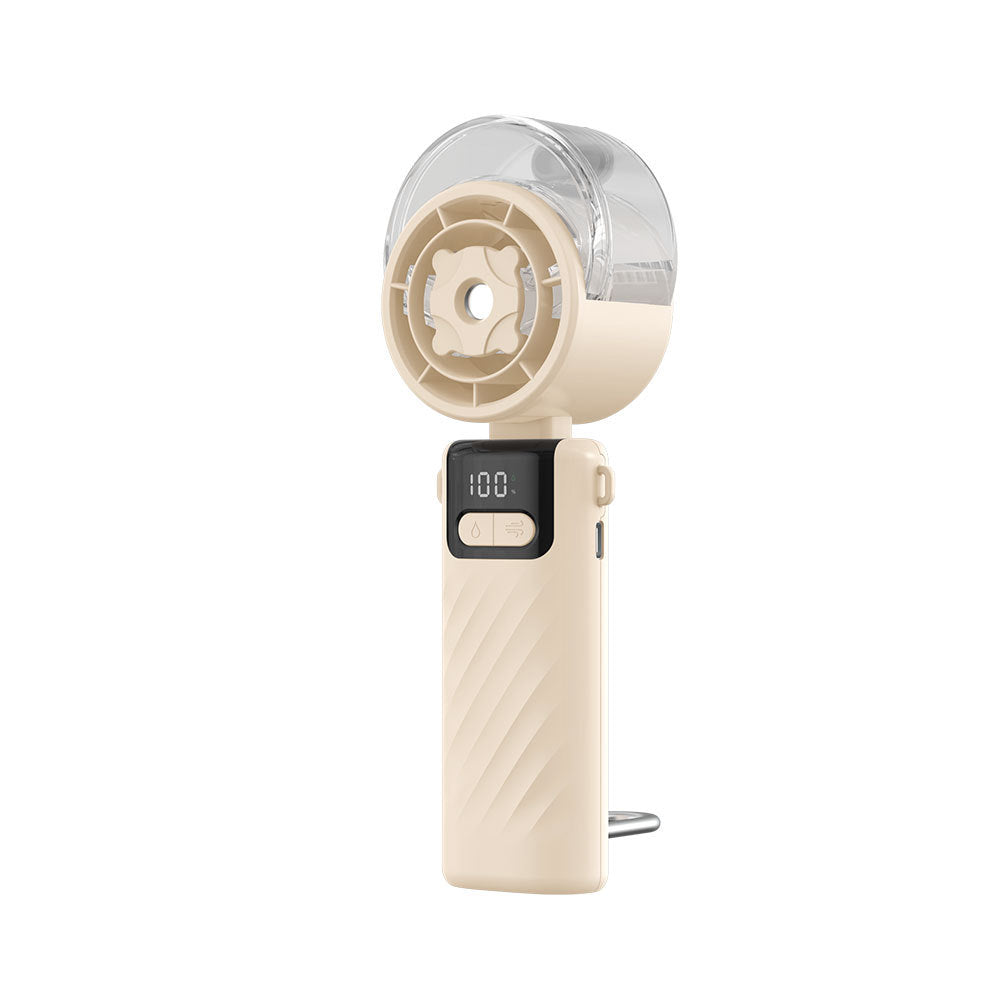 Unisex Rechargeable Adjustable Airflow Handheld Mist Fan Brehn