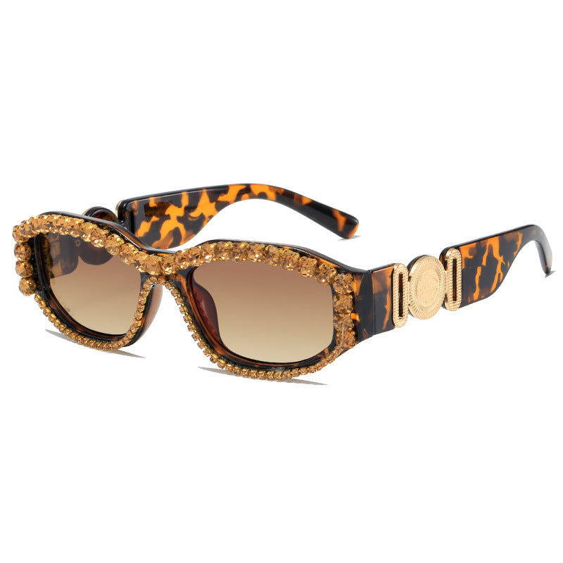 Damen Glamouröse Sonnenbrille mit funkelnden Akzenten Brehn